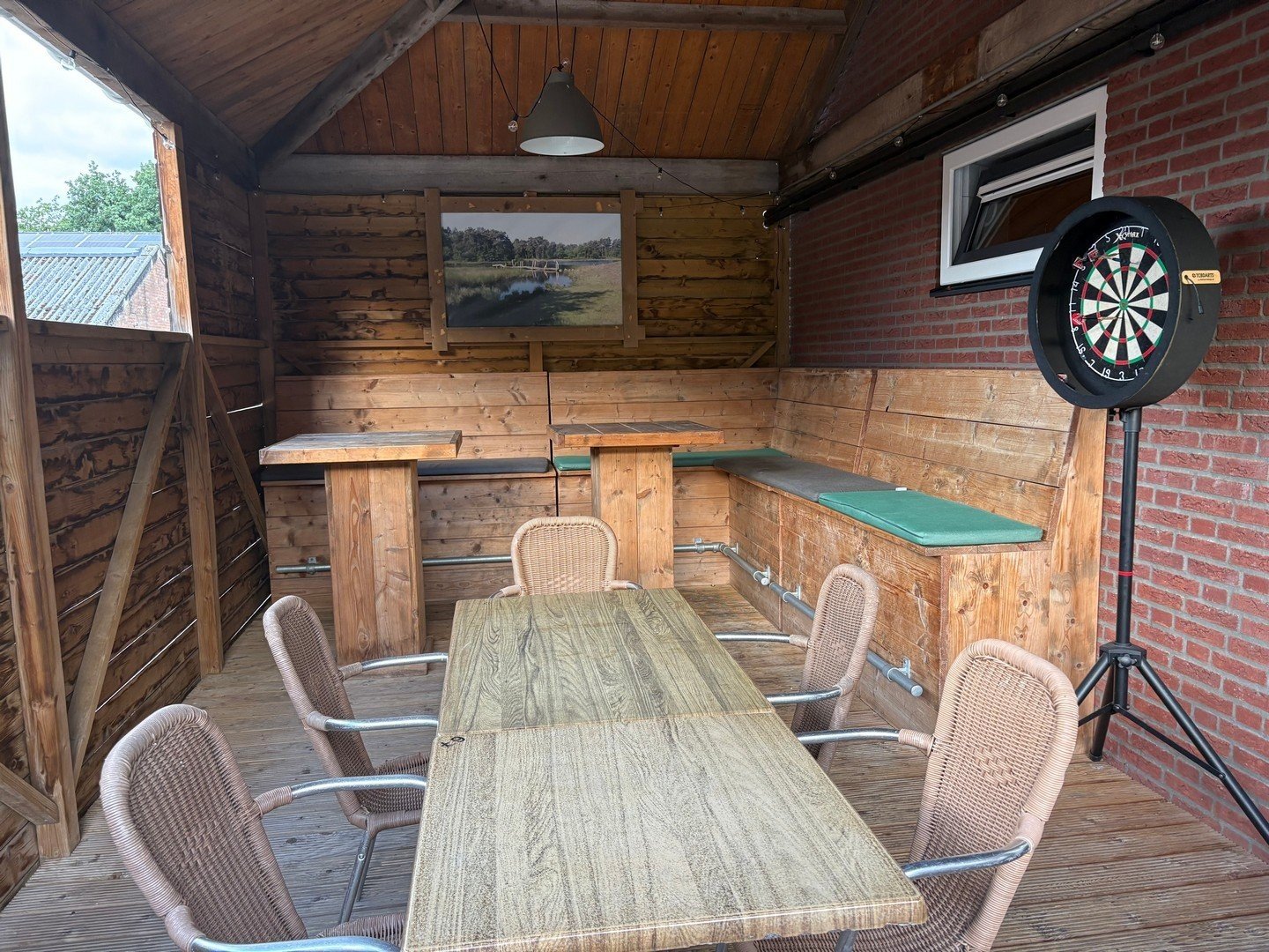 Terras met dartbord bb wijchen